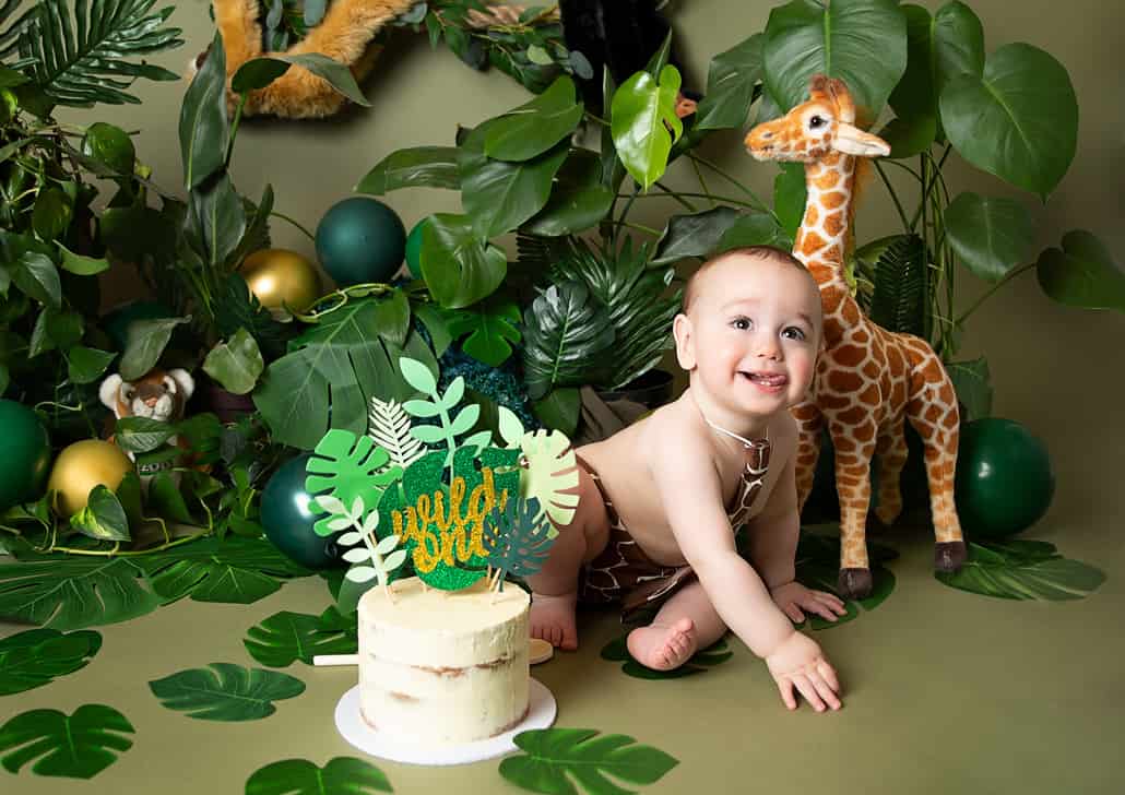 jungle cake smash ipswich photographer
