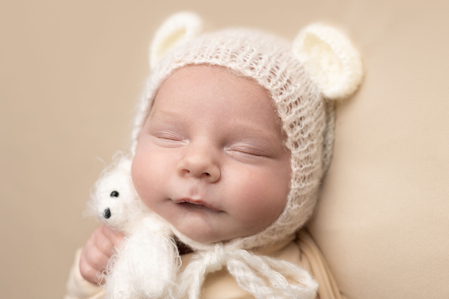 newborn photography ipswich baby with teddy bear hat cute newborn photography ipswich baby with teddy bear hat cute